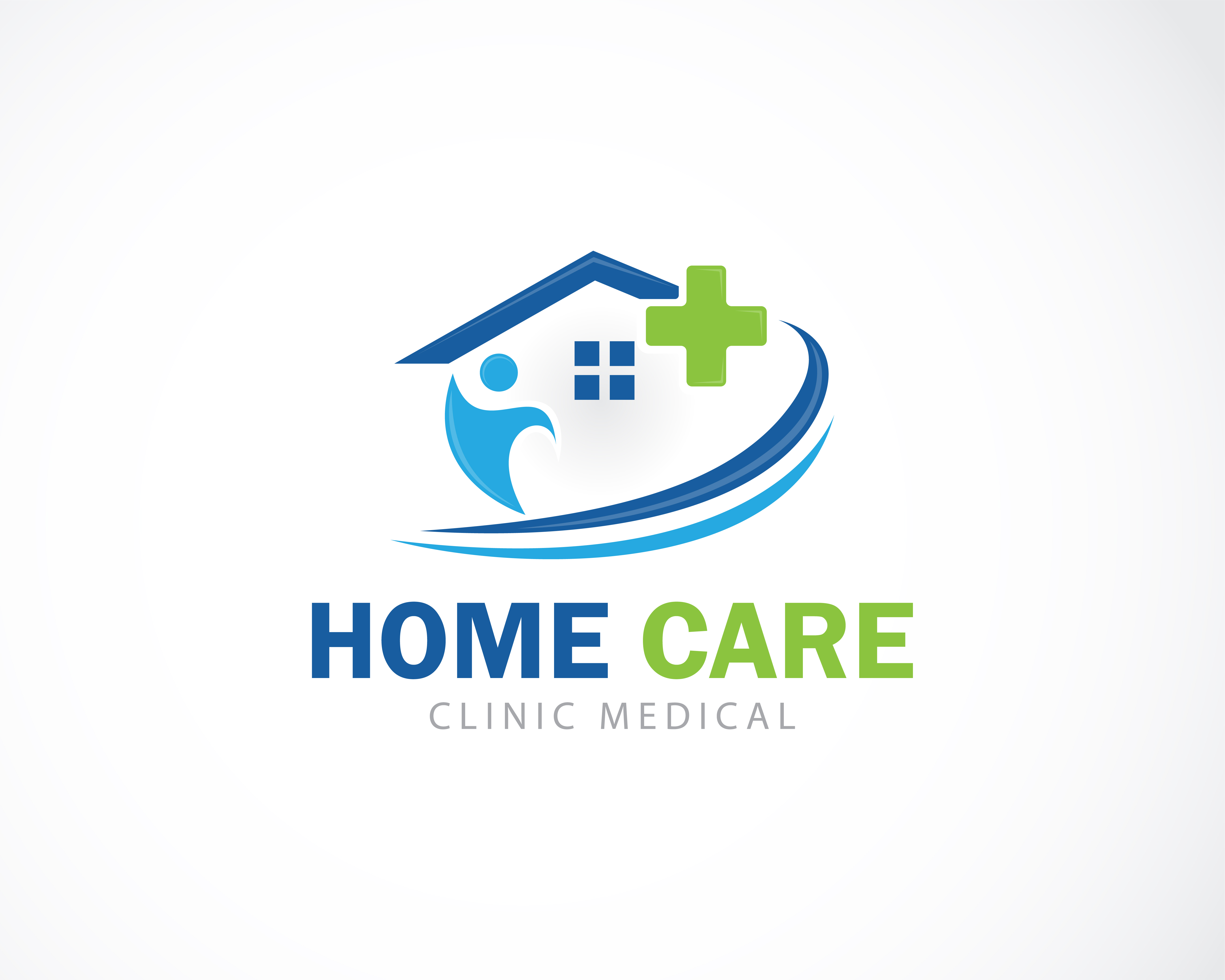 home care logo creative medical clinic design graphic concept creative